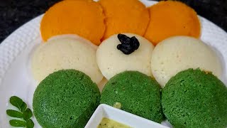 Tricolour idli  Happy Republic day🇮🇳भारत माता की जय 🙏 [upl. by Jasen422]