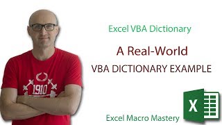 A RealWorld VBA Dictionary Example 34 [upl. by Persson]