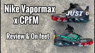 Nike VaporMax x CPFM Review amp On Feet [upl. by Molohs]