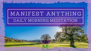 20 Minute Morning Meditation For Manifesting  Morning Meditation  Mindful Movement [upl. by Ralat]