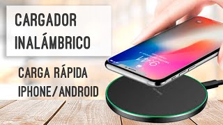 🔋CARGADOR INALÁMBRICO para iPhone y Samsung con CARGA RÁPIDA [upl. by Gehlbach]