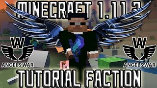 Tutorial de faction comandos y permisos basicos para minecraft 1112 2017 2018 SV AngelsWar [upl. by Acissey]