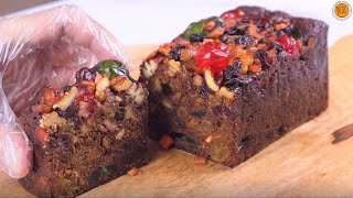 Best Ever CHRISTMAS FRUIT CAKE Recipe  Mortar and Pastry [upl. by Lumbye]