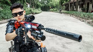 Nerf Guns War  New Mission  Caption SWAT Of SEAL TEAM Fight Boss Black Dangerous Criminal Group [upl. by Sheya]