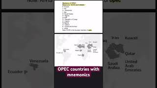 OPEC countries with mnemonics [upl. by Ardeha]