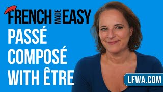 Learn French know the passé composé with Être under 5 minutes [upl. by Millian]