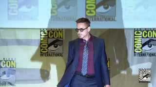 Official Marvels The Avengers Age of Ultron Cast Assembles at ComicCon 2014 [upl. by Marvella]