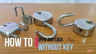 how to open a lock without key [upl. by Beret]