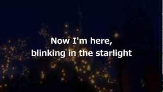 Lyrics quotI See the Lightquot Disneys Tangled [upl. by Eesyak536]