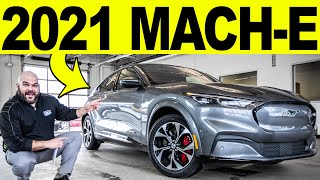 2021 Ford Mustang MachE  FIRST LOOK amp Full Exterior amp Interior REVIEW [upl. by Aihsema]