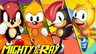 Evolution of Mighty amp Ray in Sonic Games 19922018 [upl. by Mihalco776]