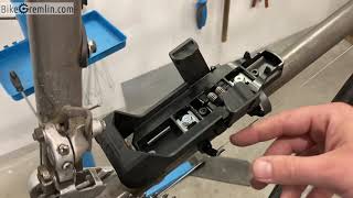 How to mount Abus Bordo 6500 bicycle frame bracket [upl. by Curson]