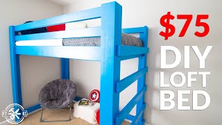 Build Your Kids Dream Bed from 2x4s  DIY Loft Bed [upl. by Jordana566]