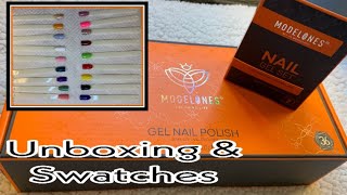 Modelones gel polish Unboxing and Swatches [upl. by Irwin]