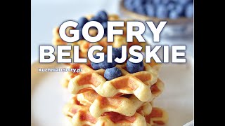 Gofry Belgijskie – puszyste i chrupiące [upl. by Augustina]