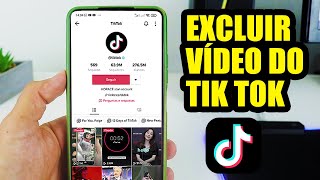 COMO APAGAR VÍDEO DO TIKTOK [upl. by Akahc]