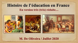 Histoire de léducation en France  en version très réduite [upl. by Crowns957]