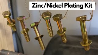 ZincNickel Plating Kit by Classic Plating UK  First ImpressionsResults [upl. by Ennaehr]