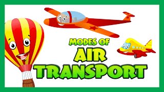 Air Transport for Children  Transport Videos for Children  Kids Hut [upl. by Lotsyrc]