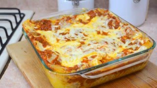 COMO HACER LASAGNA LASAÑA MUY FACIL  Recién Cocinados [upl. by Shiau339]