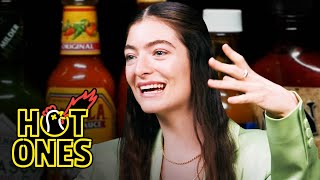 Lorde Drops the Mic While Eating Spicy Wings  Hot Ones [upl. by Gretta]