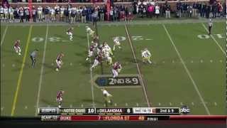 Notre Dame at Oklahoma Highlights [upl. by Armillia]