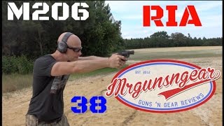 Rock Island Armory M206 38 Special Revolver From Armscor Review HD [upl. by Fadiman]