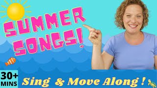 Summer Preschool Songs with Movement  30 Mins of Summer Songs for Kids  BaRump Fish Songs  More [upl. by Fatma663]