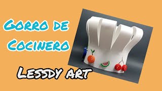 Cómo hacer un gorro de cocinero [upl. by Conway]