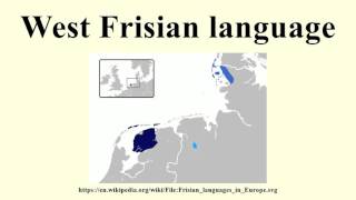 West Frisian language [upl. by Mia]