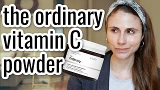 The Ordinary vitamin C powder review Dr Dray [upl. by Ivanah]