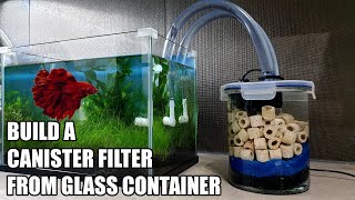 How To Make a Canister Filter For Aquarium [upl. by Manchester562]