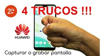 Captura de pantalla y grabación en Huawei ¡4 TRUCOS IMPERDIBLES [upl. by Durward]