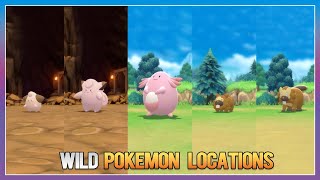 Pokémon BDSP  CleffaClefairyChanseyBidoof amp Bibarel Locations [upl. by Adnarahs648]