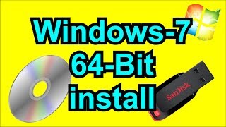 How to install 64 bit windows 7 [upl. by Minica]