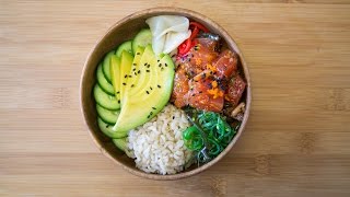 How to Build a Perfect Poke Bowl [upl. by Enairb]