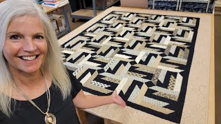 Learn to Make a quotSpangledquot Patchwork Quilt [upl. by Aiuqes]