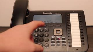 How To Program A One Touch Speed Dial on a Panasonic Digital Phone [upl. by Uri]