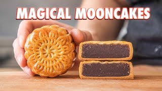 Traditional Chinese Mooncakes With 2 Fillings [upl. by Nuahsak]