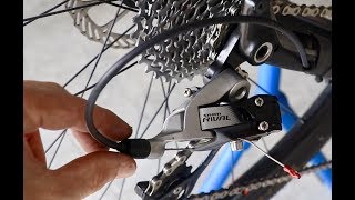 How to Adjust a Rear Derailleur [upl. by Einalam]