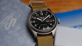 Seikos New Field Watch Will Blow You Away  Seiko 5 Sports SRPG35 Unboxing [upl. by Donoho]