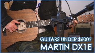 Martin DX1e Koa 2019 Review  Awesome Acoustic Guitar Under 600 [upl. by Hanforrd]