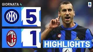 InterMilan 51  L’Inter domina il Derby della Madonnina Gol e Highlights  Serie A TIM 202324 [upl. by Assirol502]