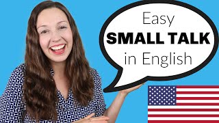 Easy SMALL TALK tips in English English Speaking Practice [upl. by Esinehc]