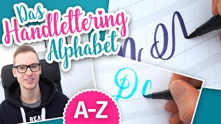 Das Handlettering Alphabet 100 Styles in Echtzeit inkl Detailaufnahmen [upl. by Orozco]