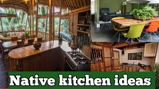 12 DESIGNS OF NATIVE KITCHEN AND DINING MODERN bahay kubo kitchen and dining ideas [upl. by Pantin]