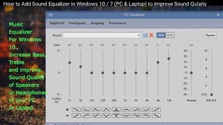 Installing Equalizer APO and PC Equalizer  Short walkthrough [upl. by Alley]