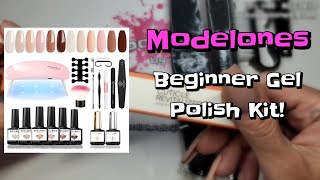 MODELONES BEGINNER GEL POLISH KIT FROM AMAZON [upl. by Eniamerej880]