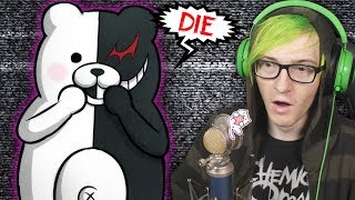 THIS TEDDY BEAR IS FREAKING CRAZY  Danganronpa  PART 1 [upl. by Ayifas]