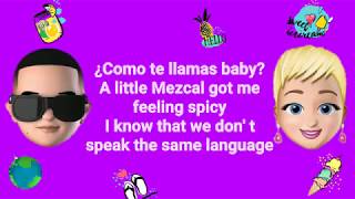 Con Calma  Daddy Yankee Katy Perry Snow LyricsLetra English Remix 4K [upl. by Amlas938]